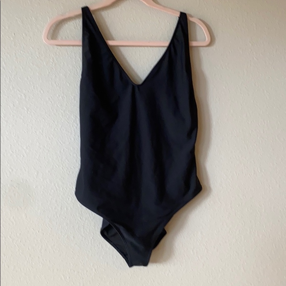 Black One Piece Swimsuit